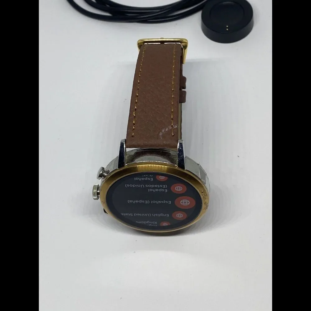 Fossil Gen 4 Authentic Digital Dial Smart Watch Custom Band FTW6016 AB121